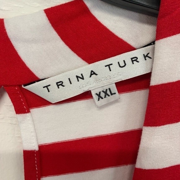 NWOT Trina Turk | Red White & Blue Giselle Romper XXL - Picture 7 of 10